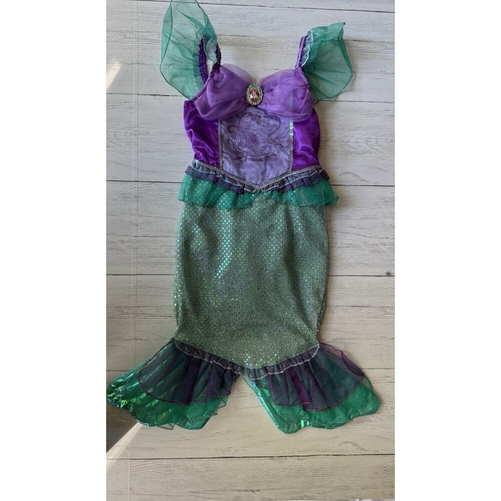 Disney Store Exclusive Ariel Sz XS The Little Mermaid Costume Dress Up Princess